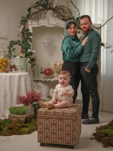 عکس خانوادگی در آتلیه