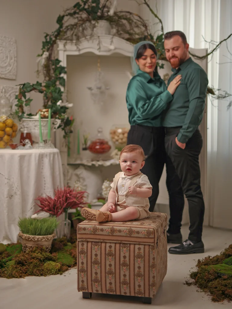 عکس خانوادگی در آتلیه